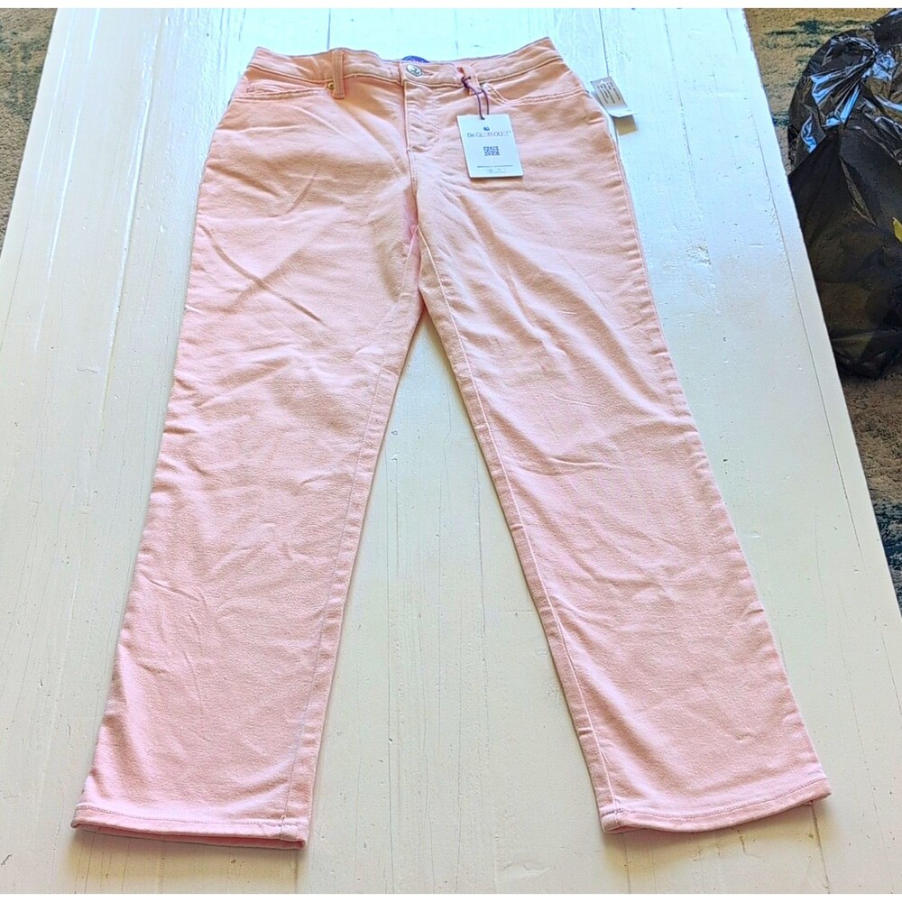 Gloria Vanderbilt Amanda Jeans Pink Classic Rise Slimming Stretch Sz 4 NWT - Picture 2 of 12